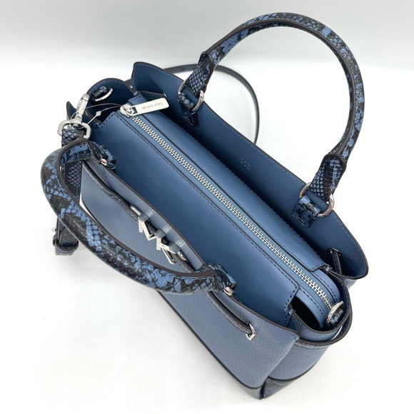 Michael Kors Reed Large Center Zip Belted Satchel Crossbody Bag - Picture 6 of 9